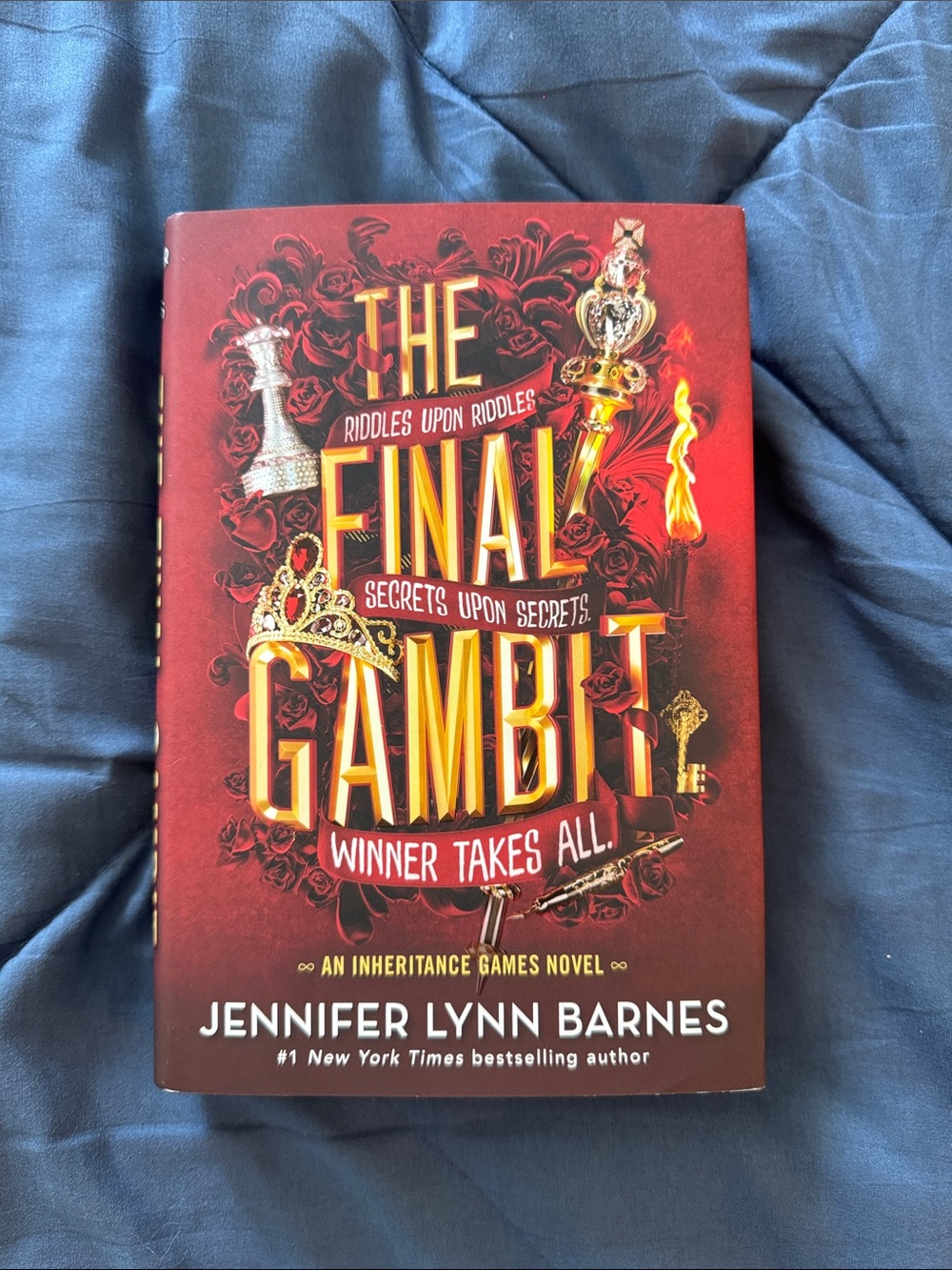 New! Signed! The Final Gambit by Jennifer Lynn Barnes— SIGNED hardcover!